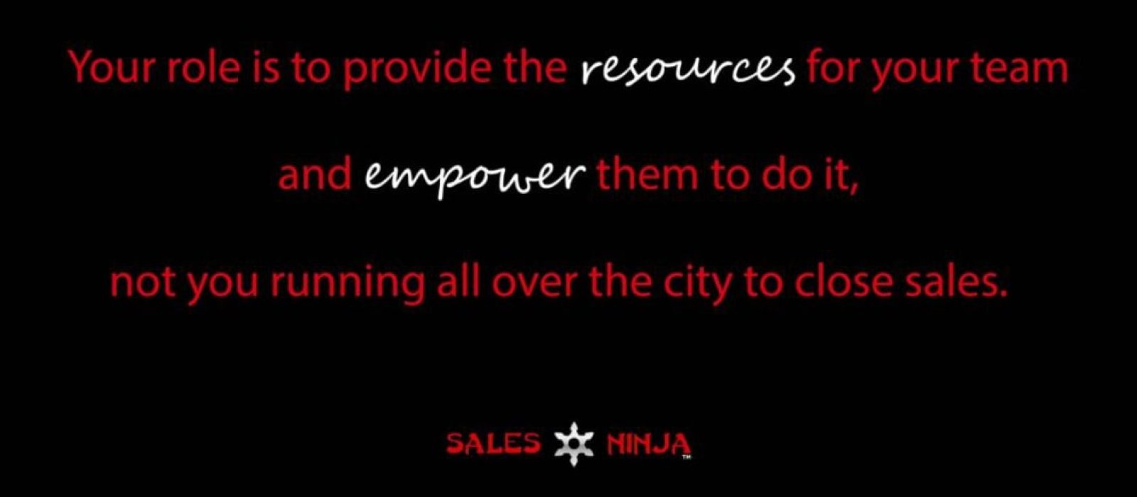 Sales Leaders need to pass down these sales recipes - Sales Ninja Blog